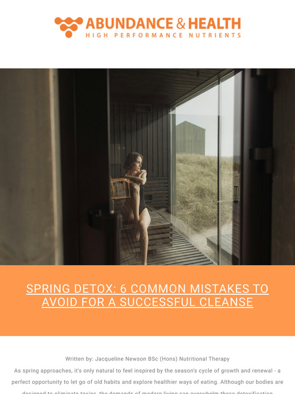 Spring Detox: 6 Common Mistakes to Avoid for a Successful Cleanse...