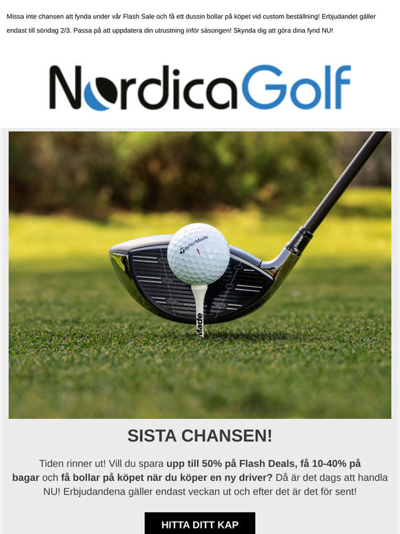 SISTA CHANSEN ⌛ Flash sale & Bollar på köpet