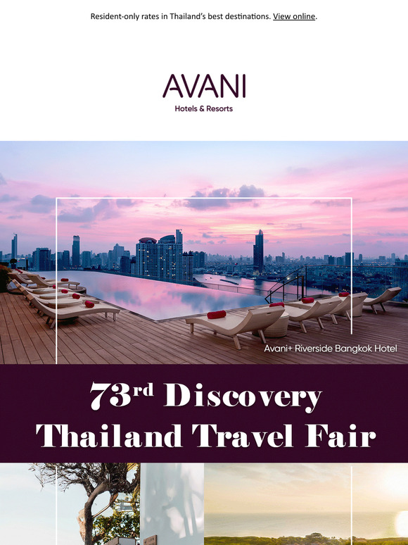 👀 Get secret savings for Avani at the 73rd Discovery Thailand Travel Fair
