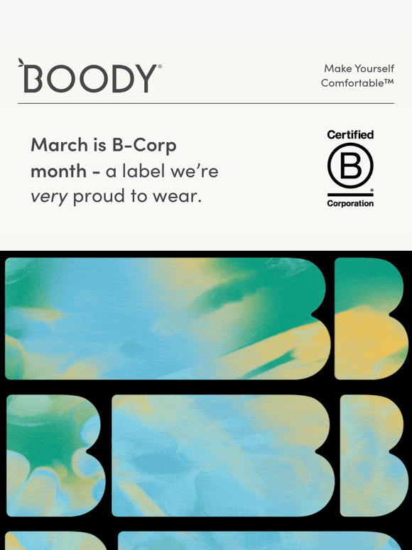 🌍 Celebrate B-Corp Month with Boody