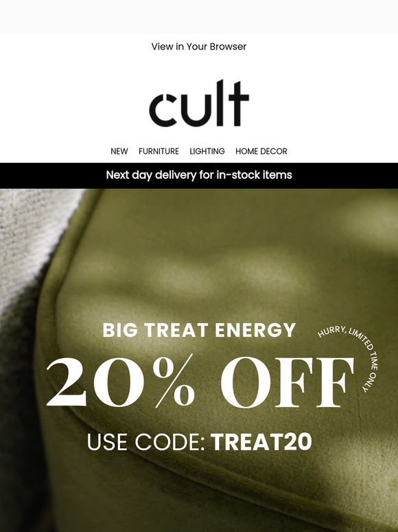 Indulge in Savings — 20% OFF