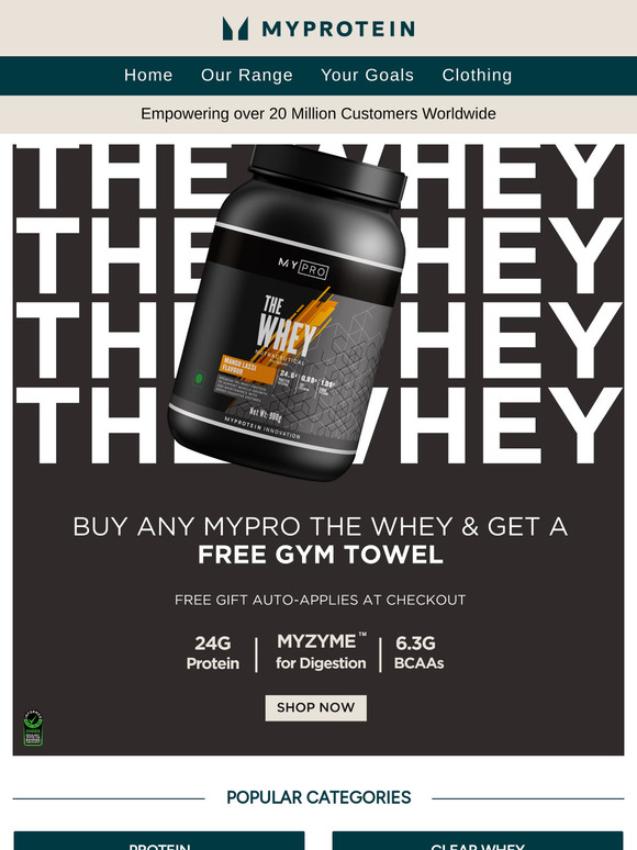Open for your FREE gift when you buy Mypro