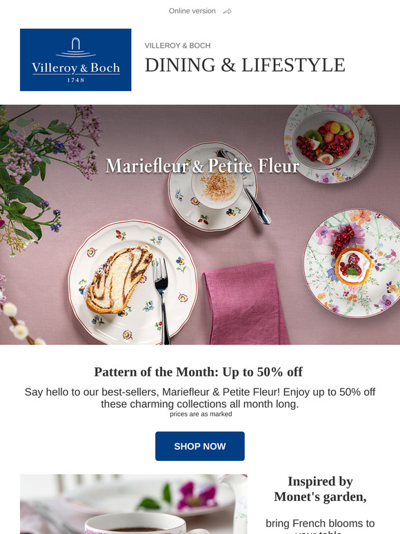 March Pattern of the Month: Mariefleur & Petite Fleur