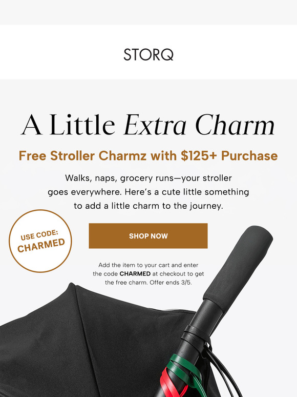 A Free Stroller Charm On Us? Yes, Please!