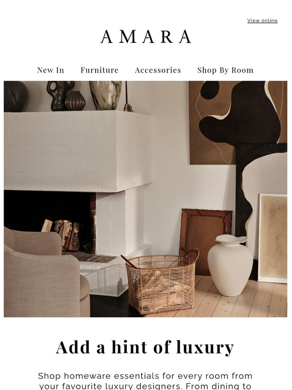 Designer homeware for every room