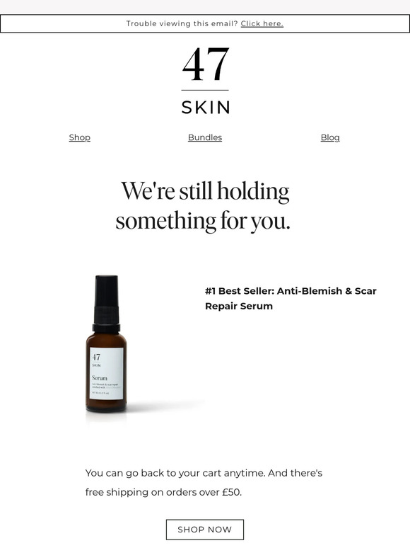 What people are saying about 47 Skin