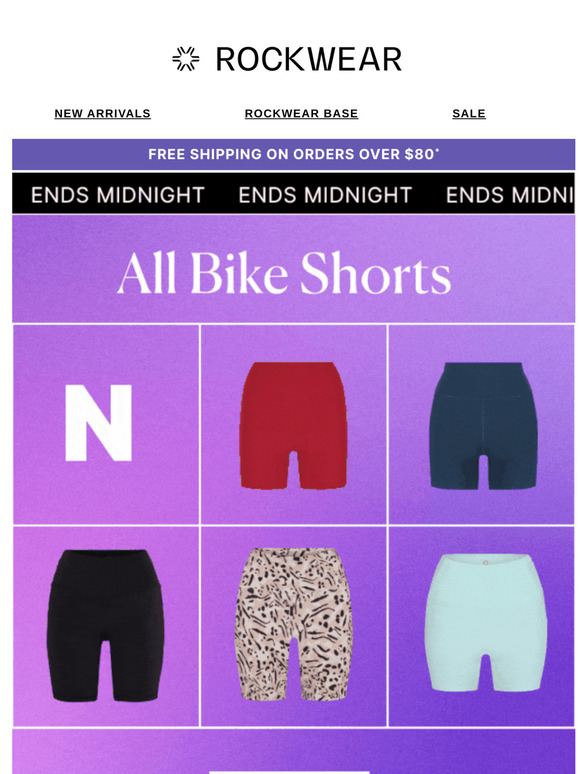 ENDS MIDNIGHT | $30 Bike Shorts
