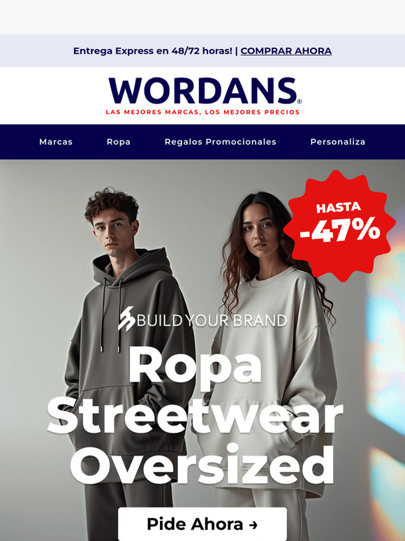 Ropa Streetwear Oversized que se vende – Build your Brand Ahora en Stock