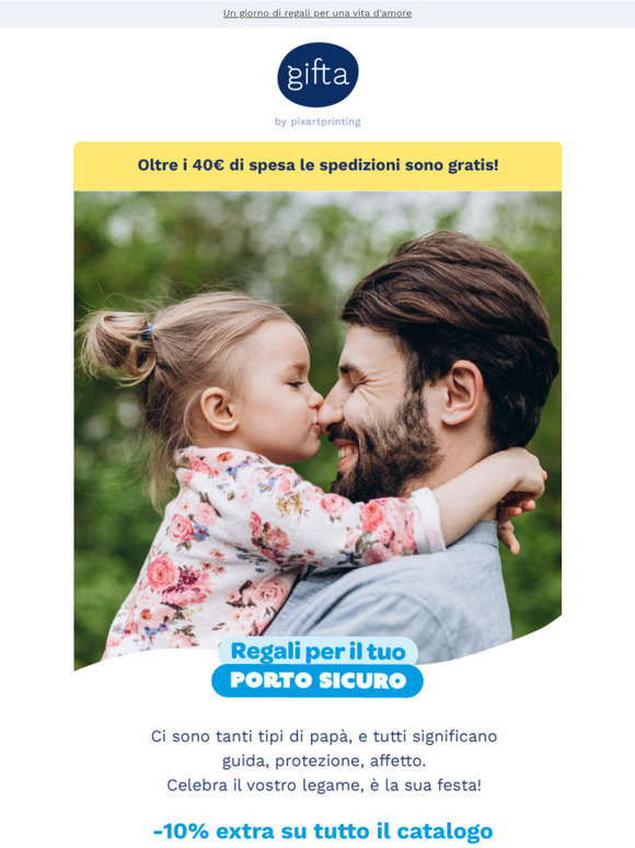 -10% extra per la Festa del Papà
