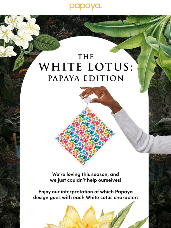 The White Lotus Characters as Papaya designs 👀