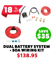 Dual Battery System + 50A Wiring Kit