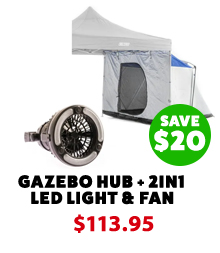 Gazebo Hub + 2in1 LED Light & Fan