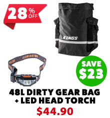 48L Dirty Gear Bag + LED Head Torch
