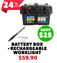 Battery Box + Rechargeable Lithium LED Worklight