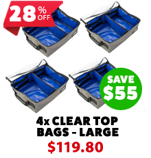 4x  Plus Clear Top Bag - Large