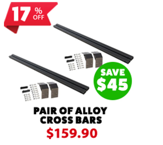 Grand Tourer RTT - Pair of Alloy Cross Bars
