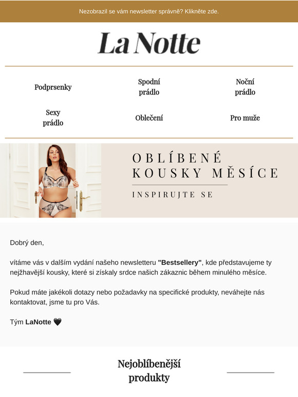 Objevte nejoblíbenější produkty minulého měsíce