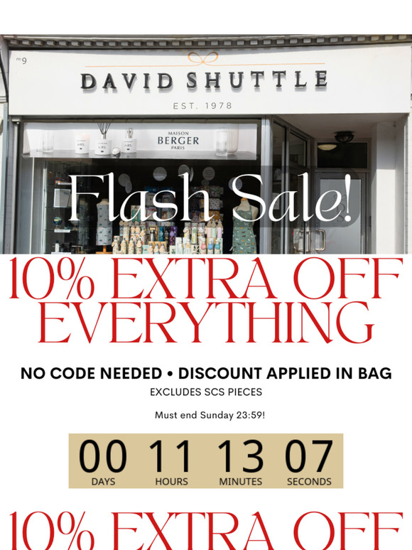 ❗ QUICK❗Only 12 Hours Left to Save an Extra 10% on Top of HUGE Discounts THIS WEEKEND ❗