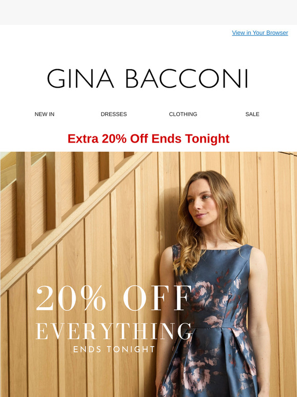 20% off EVERYTHING ends tonight