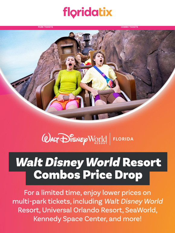PRICE DROP on Walt Disney World Combos! ✨