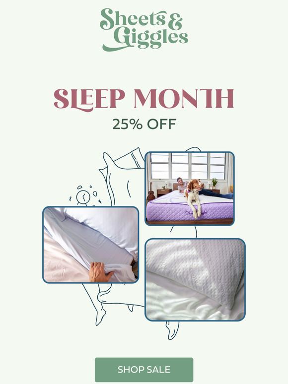 Sleep Month is Here! Save 25% Off