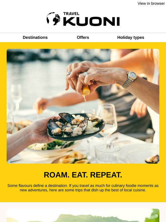 A foodie's guide to travel