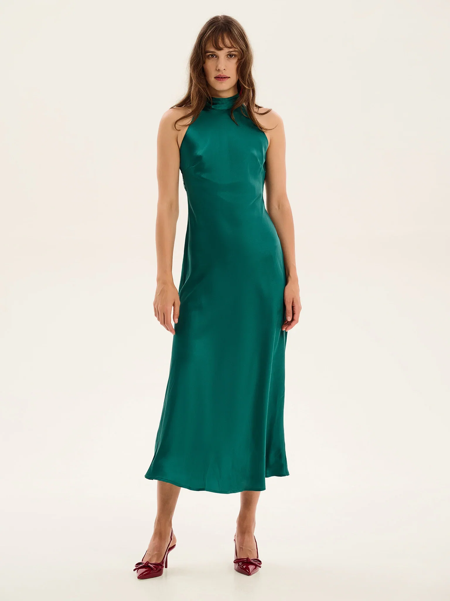 Image of Seychelles Dress in Alpine Green