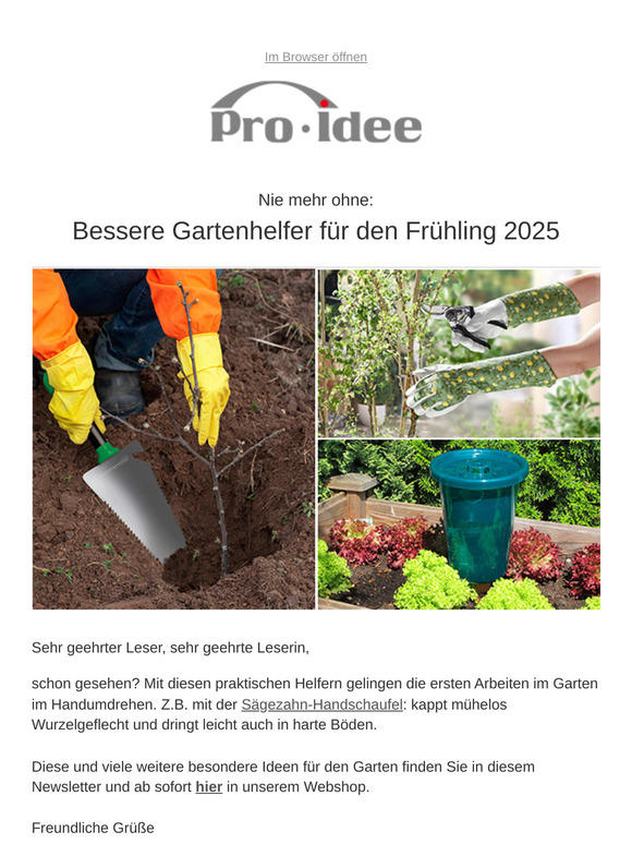 Schneller, einfacher: Gartenpflege im Frühjahr 2025