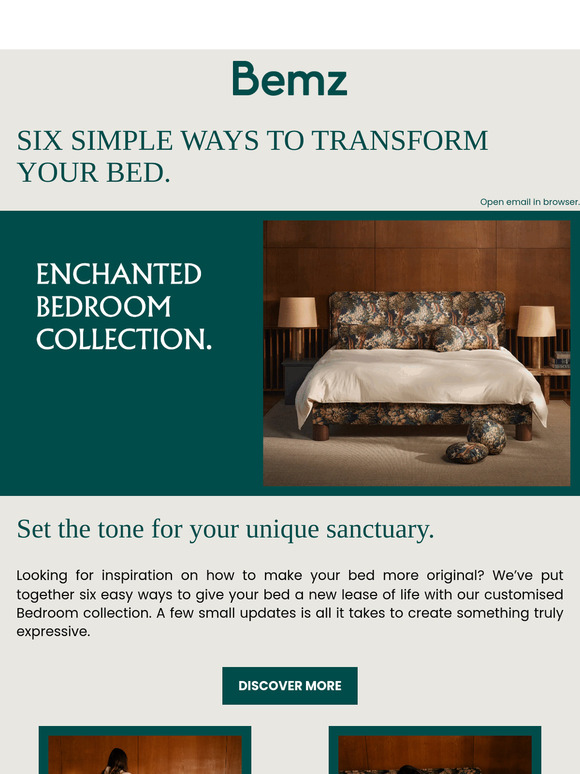 Six simple ways to transform your bed