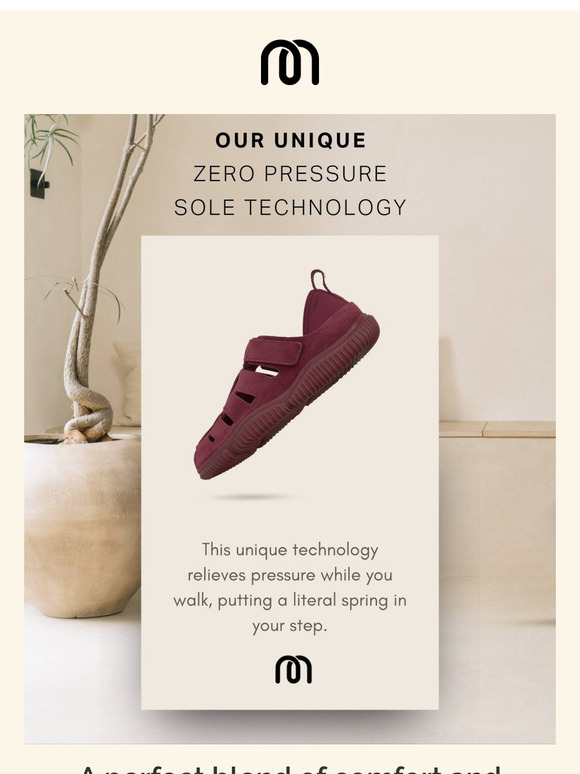 The ultimate pressure relief sandals