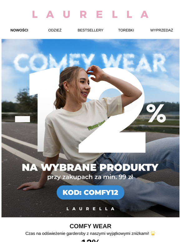 Rabat -12% na Comfy Wear! 💌