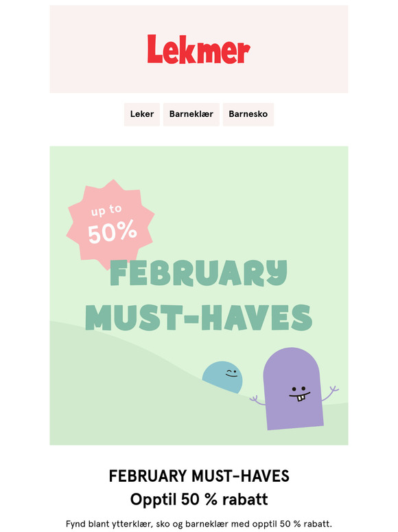 Snart over: Opptil 50 % på ytterklær🌦️☃️