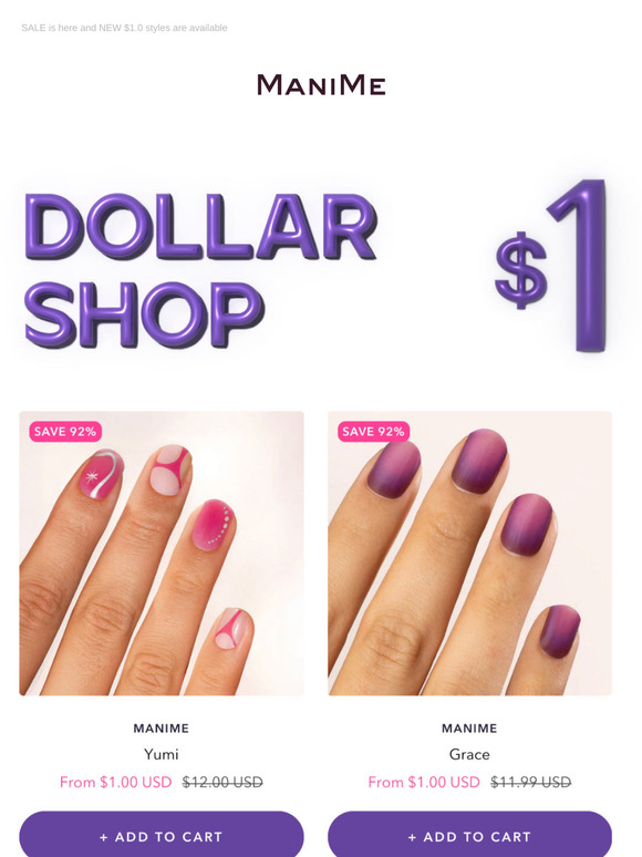 Take Action: $1 Extravaganza! 💅
