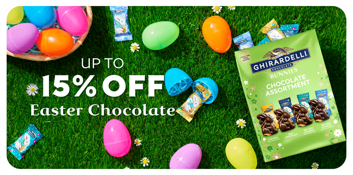 Up to 15% Off Easter Chocolate