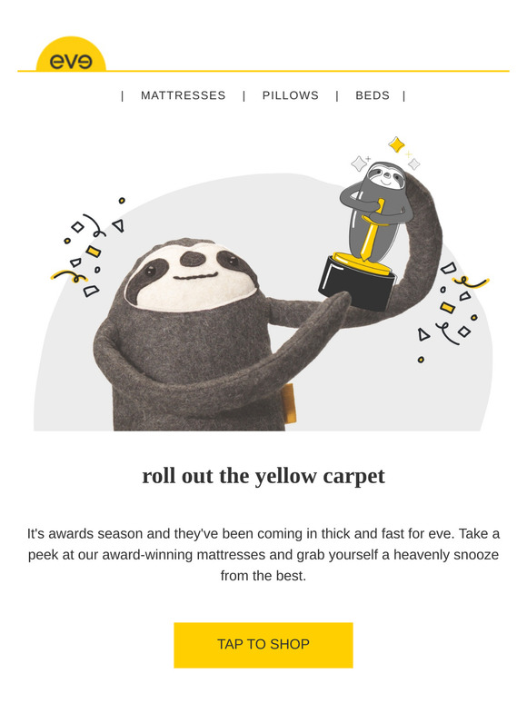roll out the yellow carpet... it's awards season 🏆