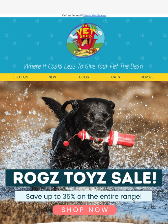 Up to 35% OFF Rogz Toys! 🐶🎾