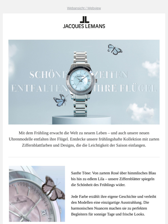 Schöne Zeiten entfalten ihre Flügel – Entdecke unsere neuen Frühlingsmodelle! 🌸🦋
