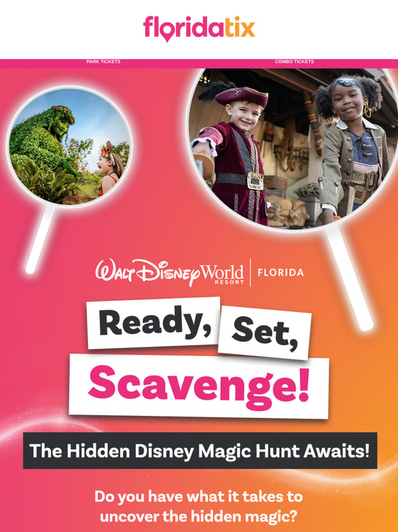 WIN Disney Prizes! ✨Our Hidden Disney Scavenger Hunt awaits...
