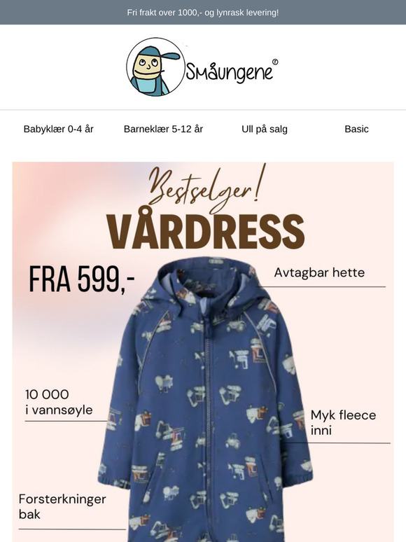 Softshell er nå på lager!💦🌱