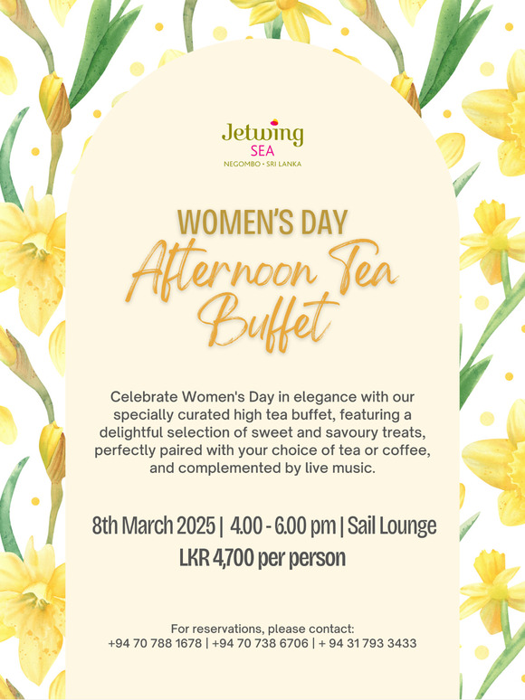 Women's Day Afternoon Tea Buffet!