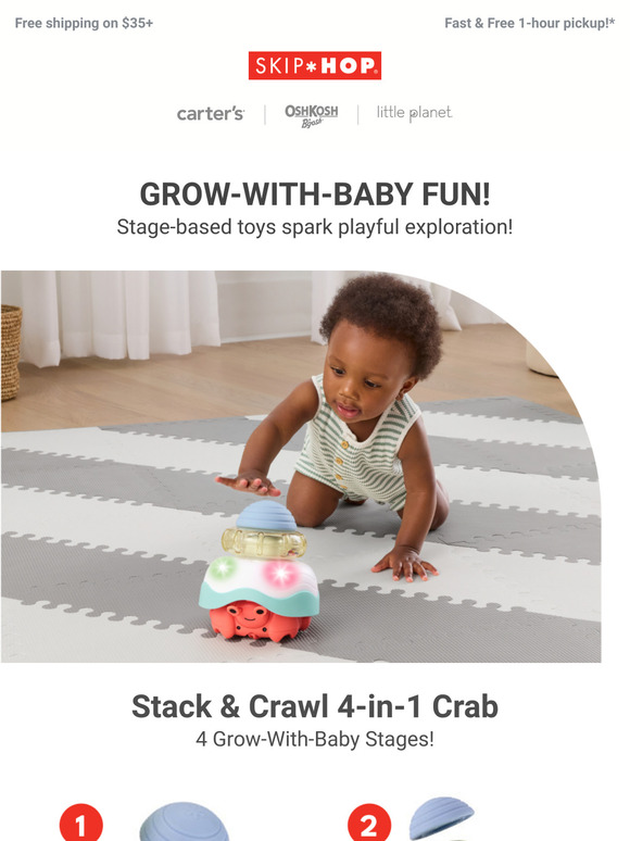 Explore Grow-With-Baby Toys! 👀