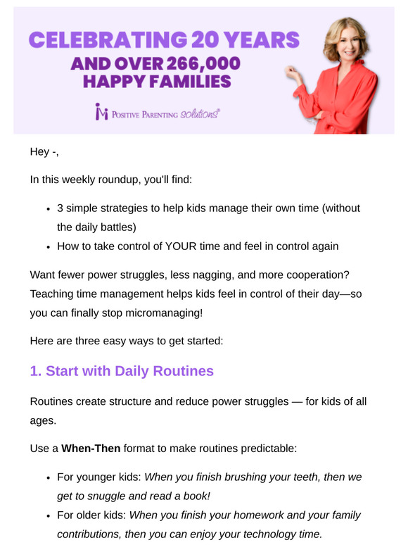 Time Management for Kids: 3 simple strategies