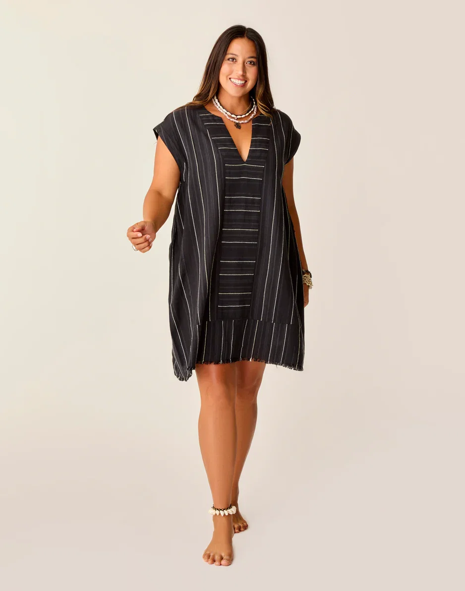 Zuma Stitched Coverup: Black Texture