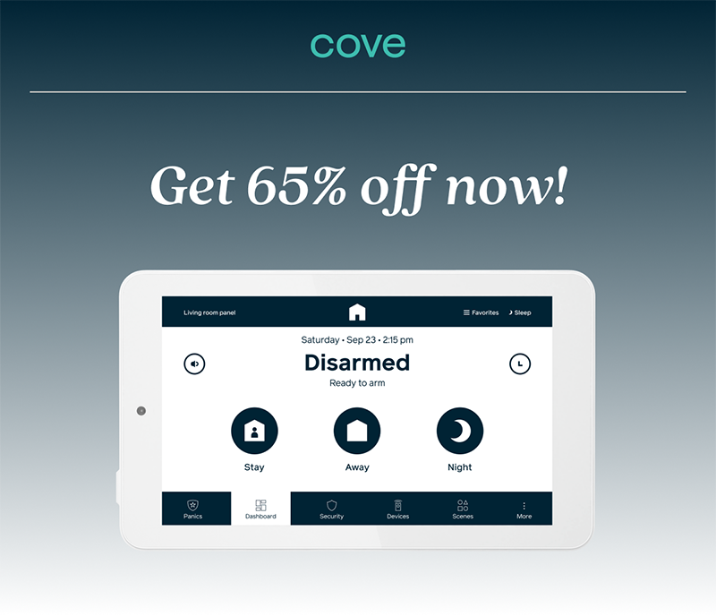 Get 65% off now! with Cove!