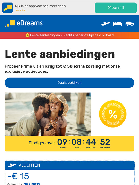 De lenteaanbiedingen zijn er al! 🌼