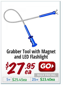 Grabber Tool with Magnet and LED light