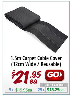 Reusable 1.5m Carpet Cable Cover