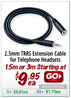 2.5mm TRRS Extension Cables
