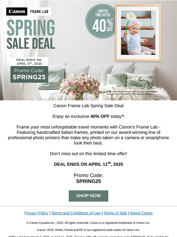 Spring Sale DEAL enjoy an exclusive 40% OFF today!