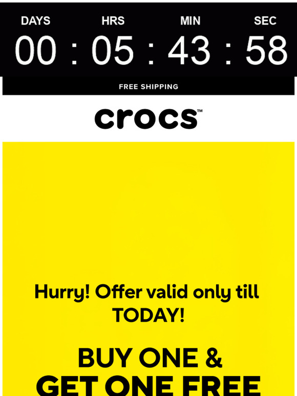 Hurry Up! Last day to avail BUY 1 GET 1 FREE!⏰🏃